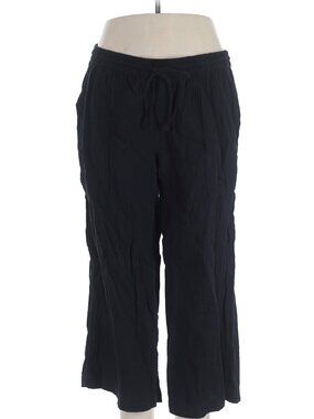 NWT LADIES SIZE XXL UNIVERSAL THREADS BLACK GAUZE WIDE LEG ELASTIC WAIST PANTS